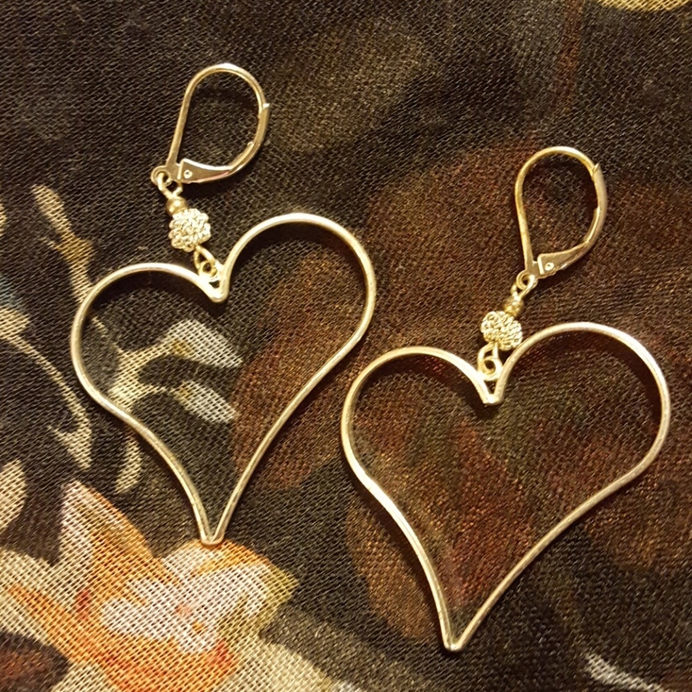 Heart shaped earrings